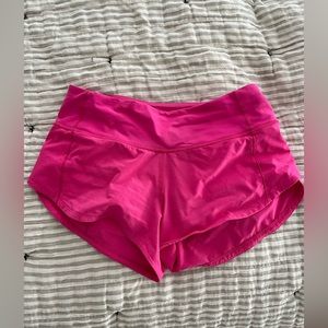 Sonic Pink Speed Up 2.5” Shorts.